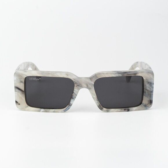 Off-White MILANO Women Sunglasses Marble Grey Square OERI097 0807 NEW AUTHENTIC main image 13